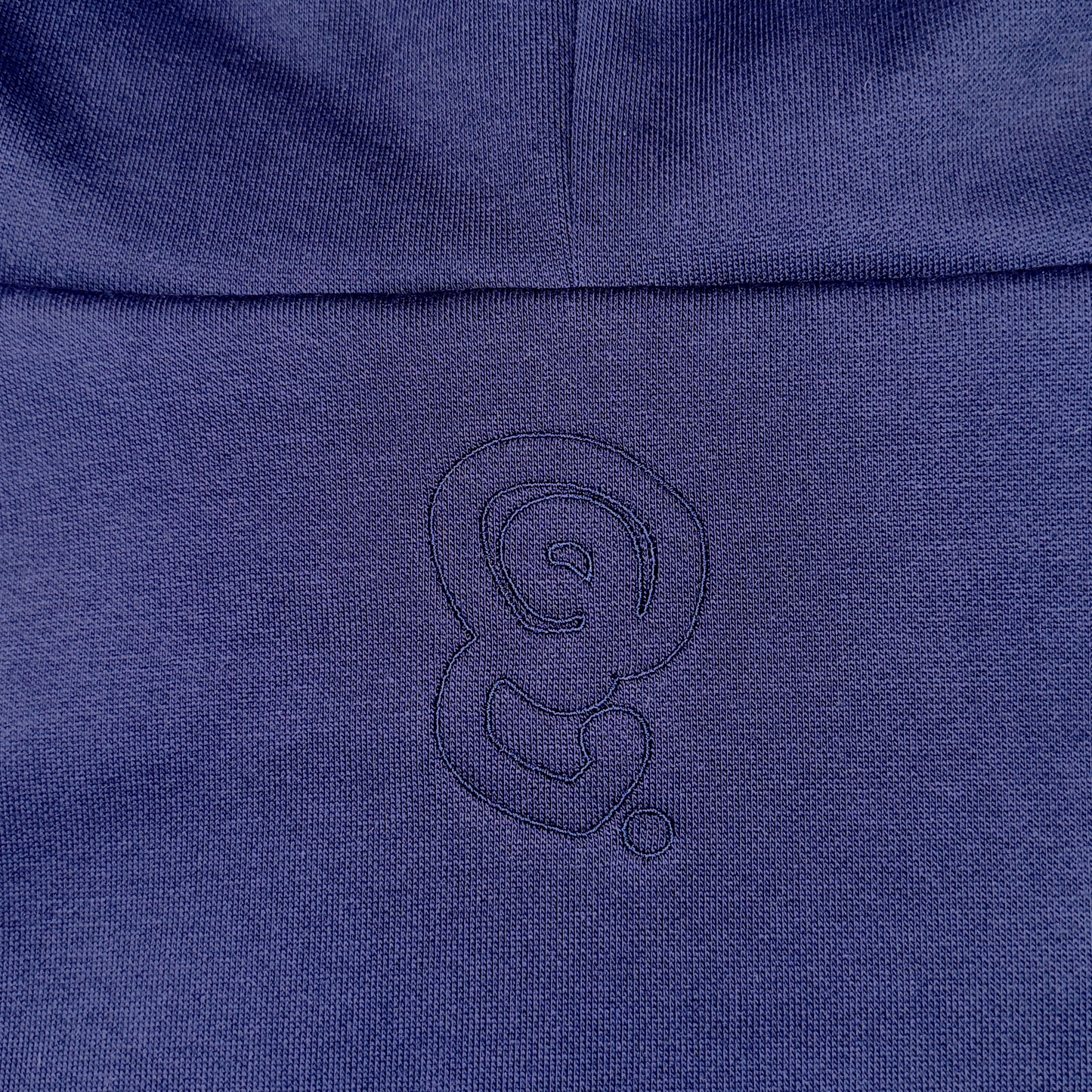 NAVY BLANK HOODIE