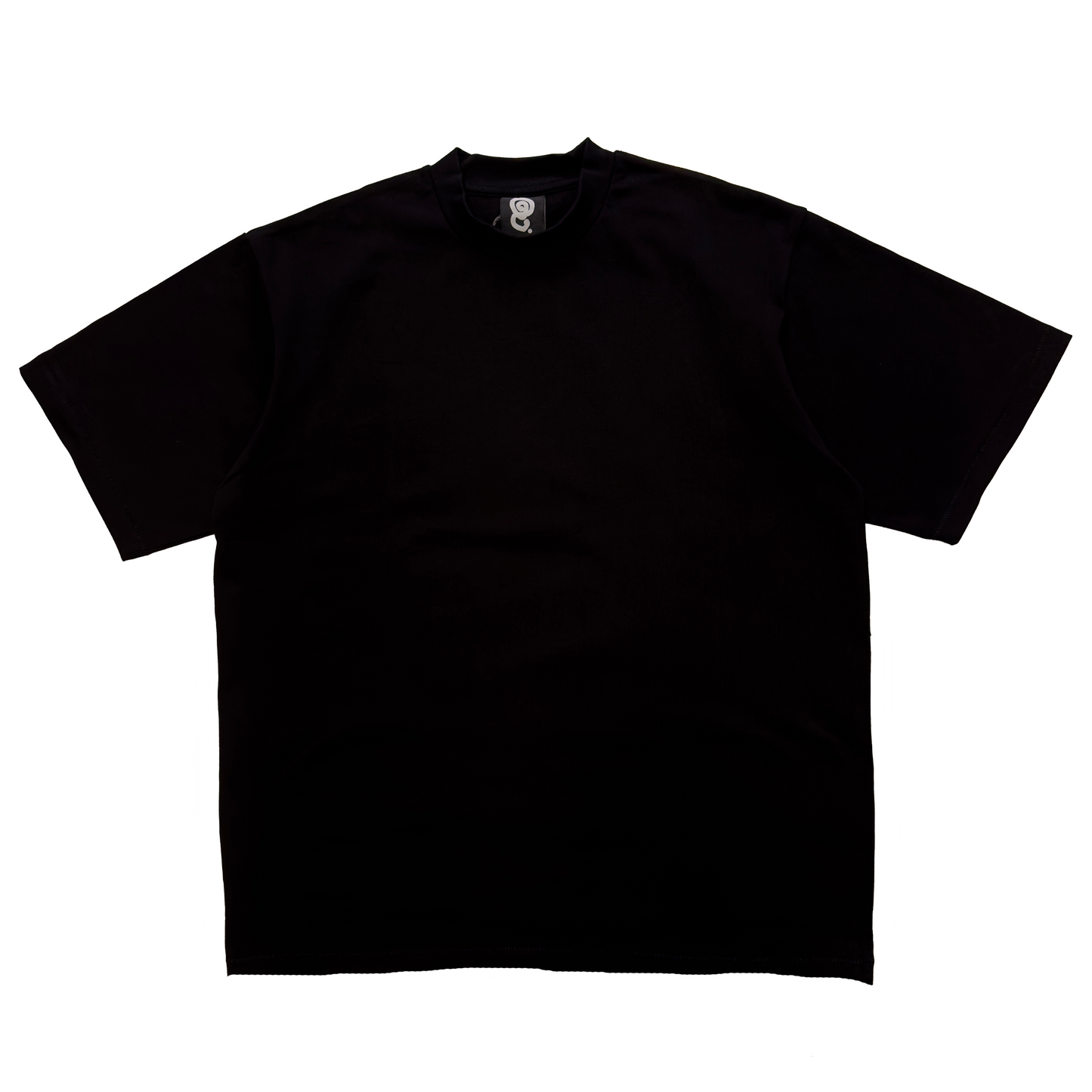 BLACK BLANK TEE