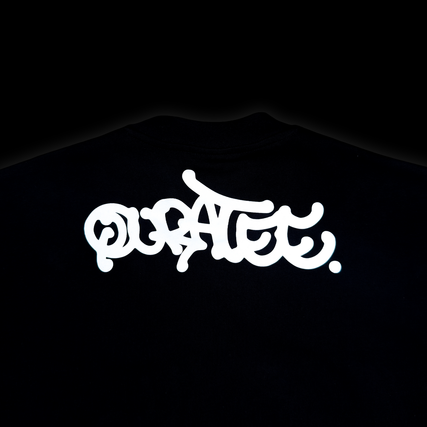 WHITE LOGO TEE (BLACK)