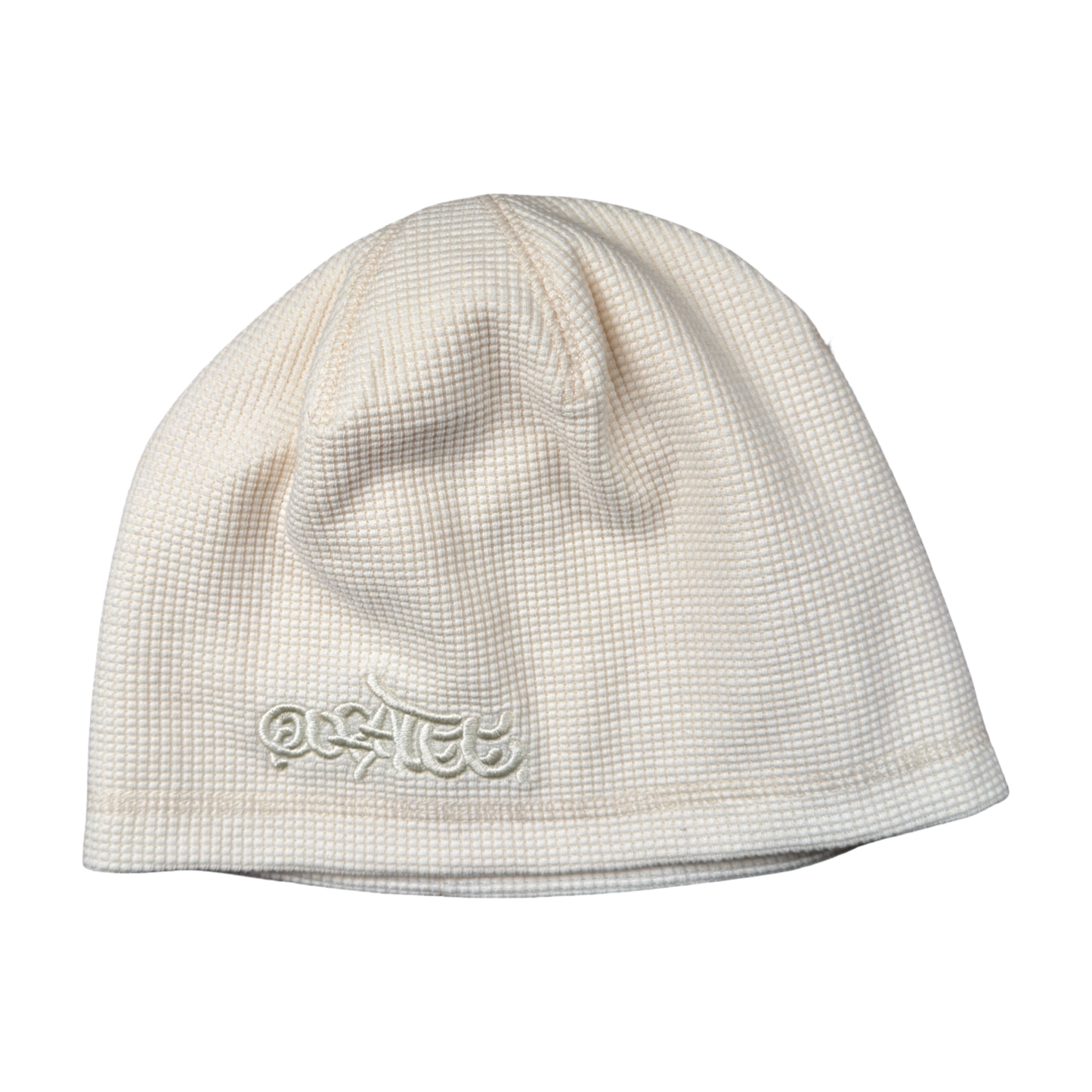 GRAFF TYPE WAFFLE BEANIE (CREAM)