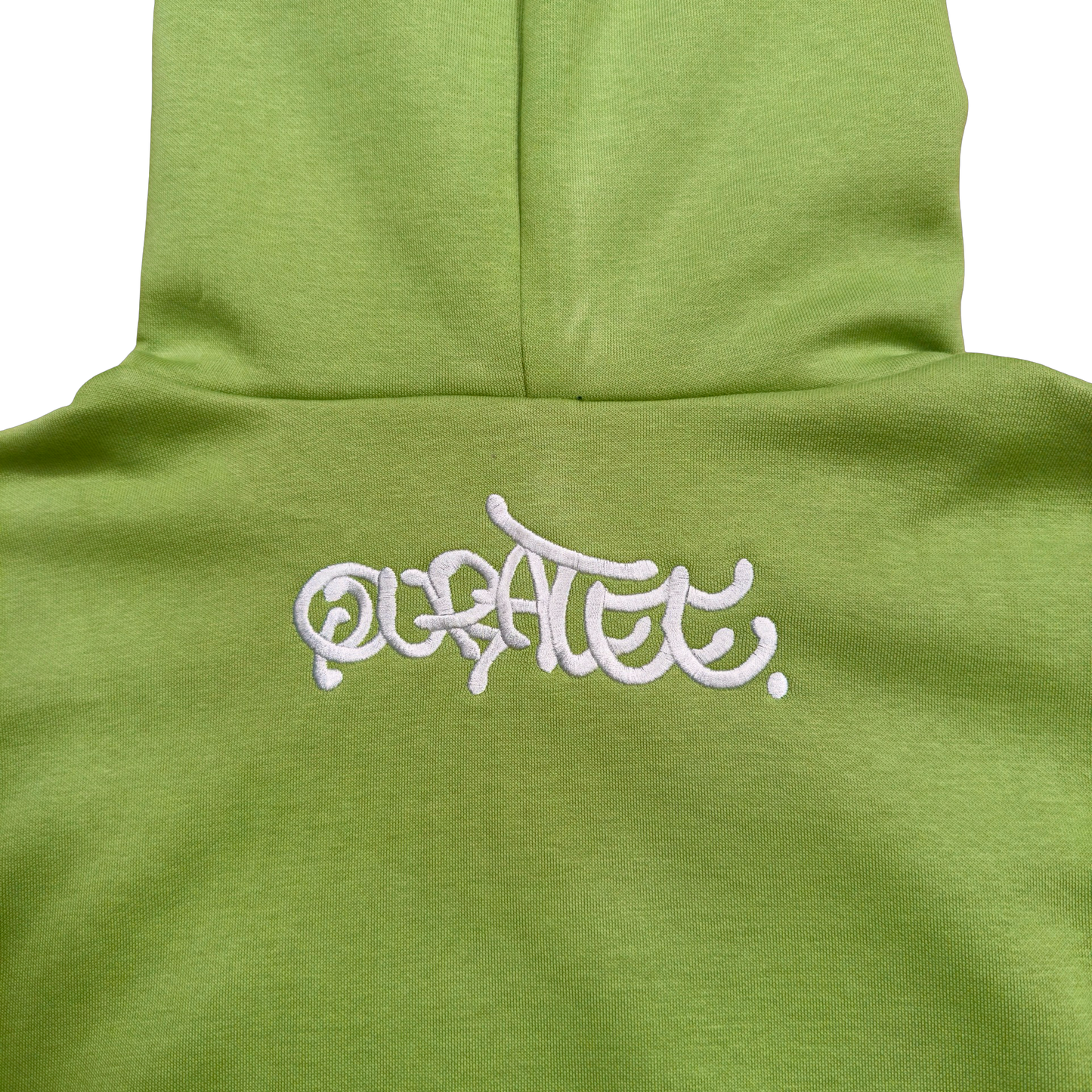 SILVER LOGO HOODIE (OLIVE)