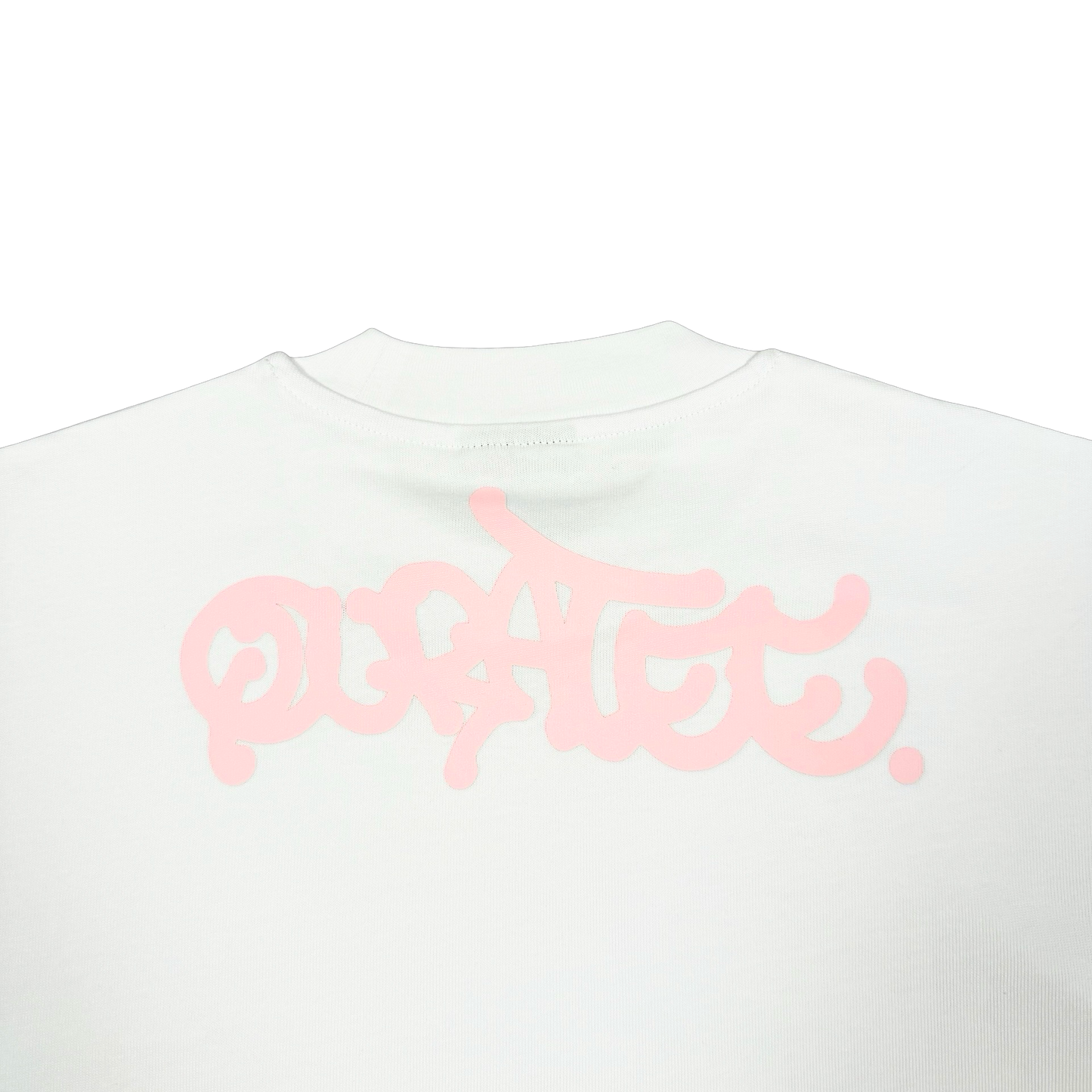 PINK LOGO TEE (WHITE)