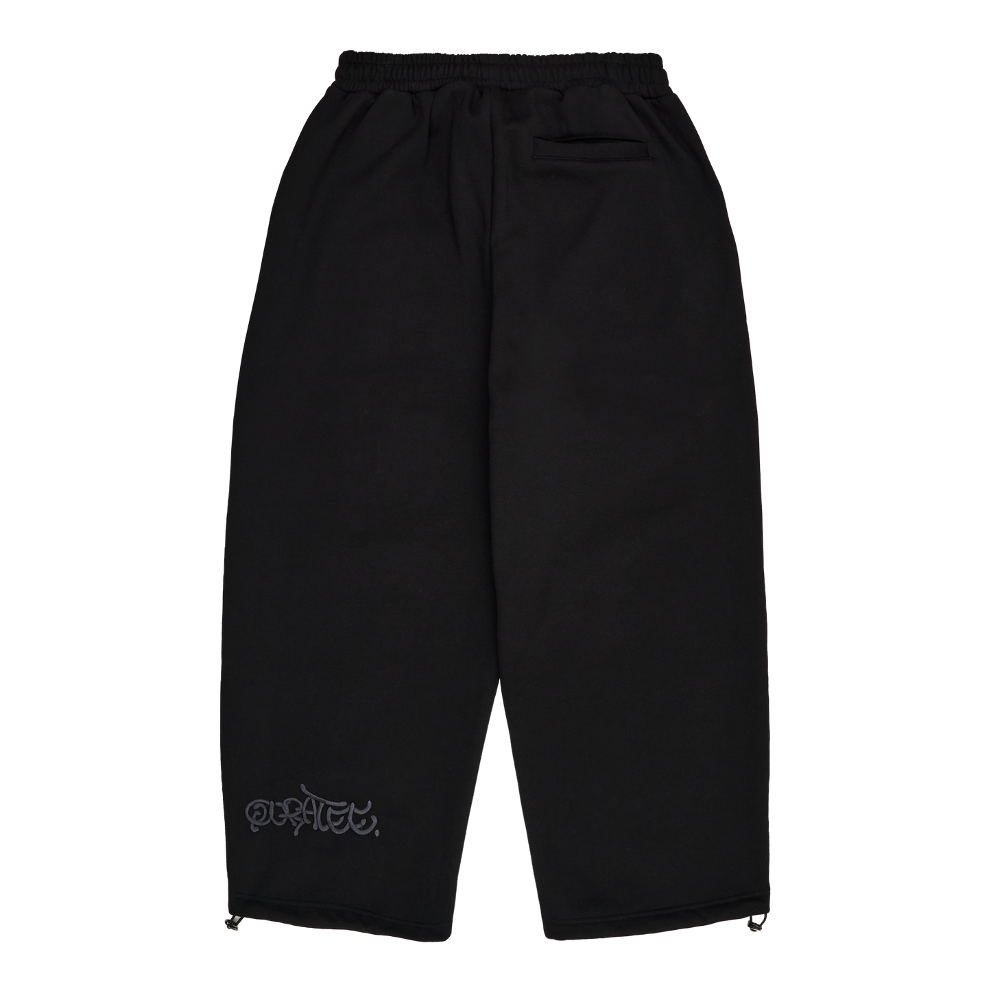 ANTHRACITE LOGO JOGGERS (BLACK)