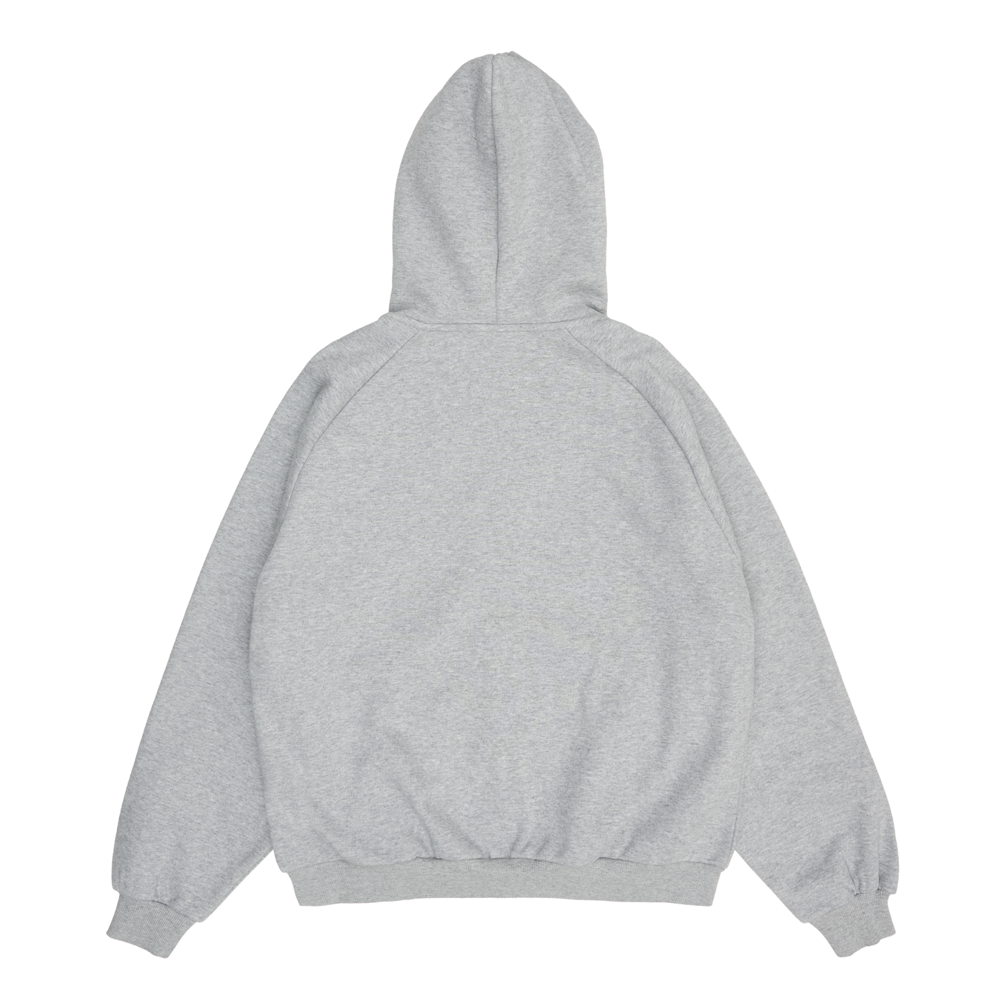 GRAFF TYPE RAGLAN ZIP HOODIE (GREY)