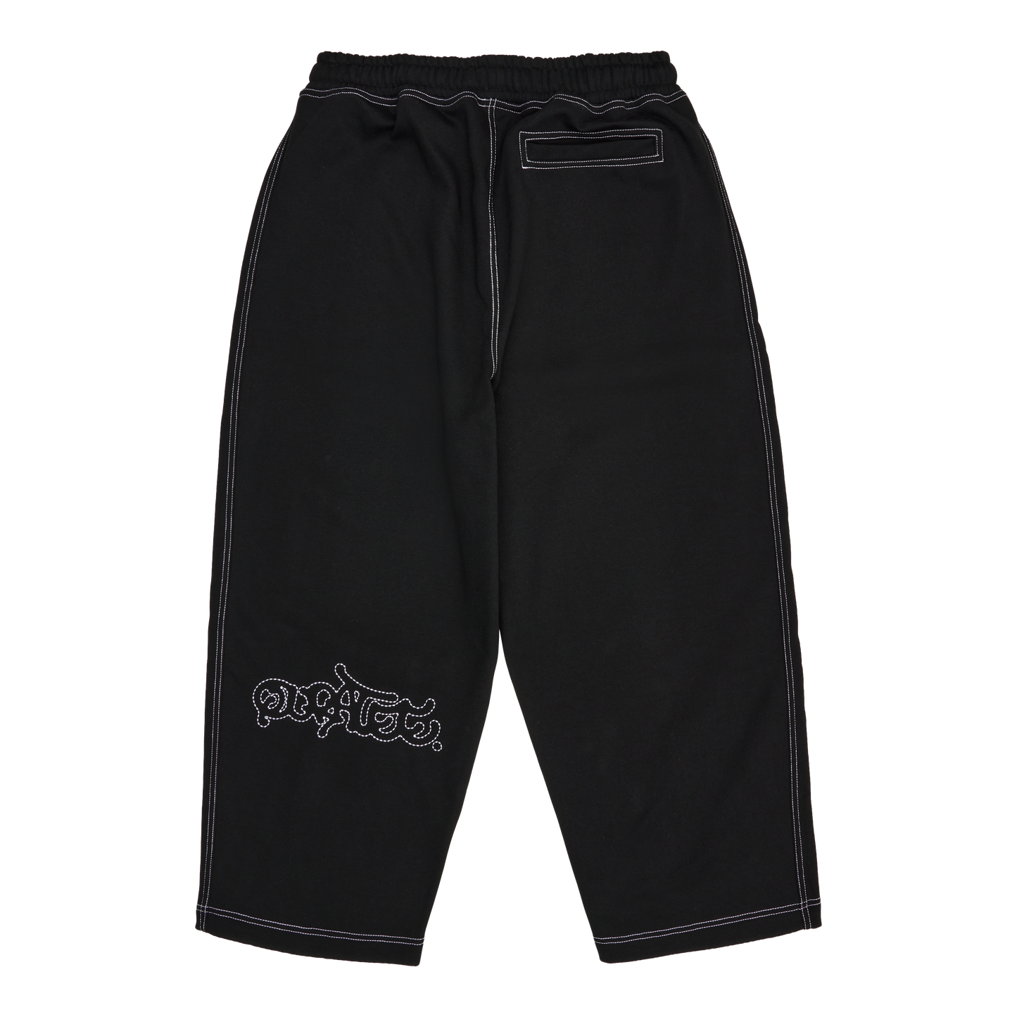 HEAVY STITCH JOGGERS (BLACK)