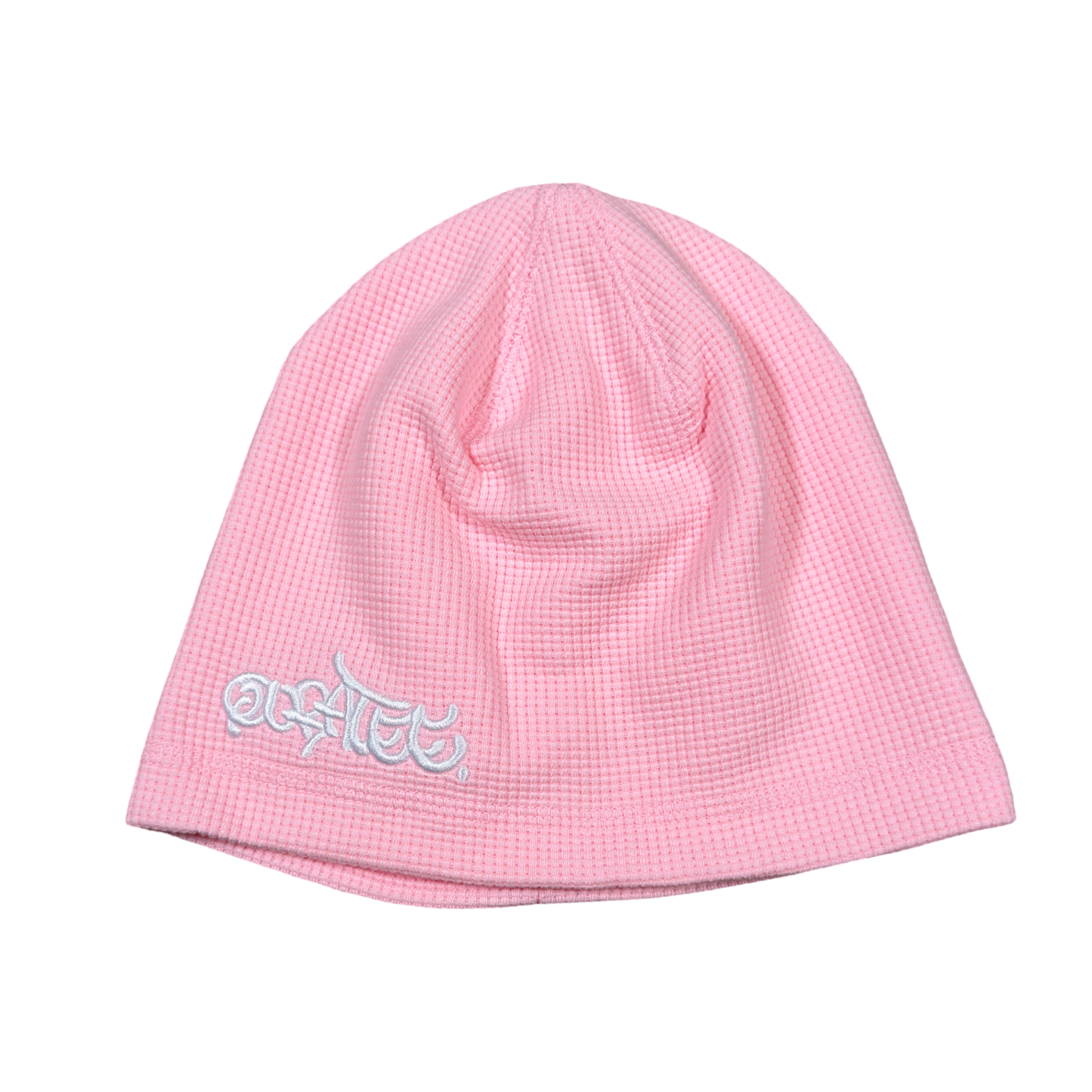 GRAFF TYPE WAFFLE BEANIE (PINK)