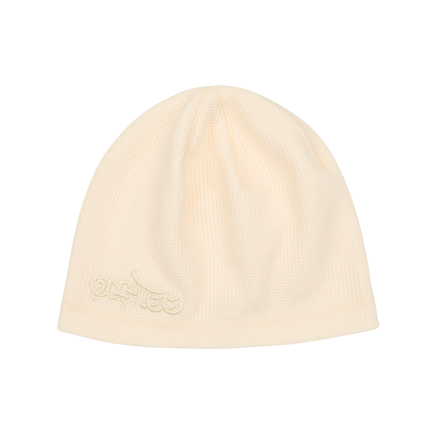 GRAFF TYPE WAFFLE BEANIE (CREAM)
