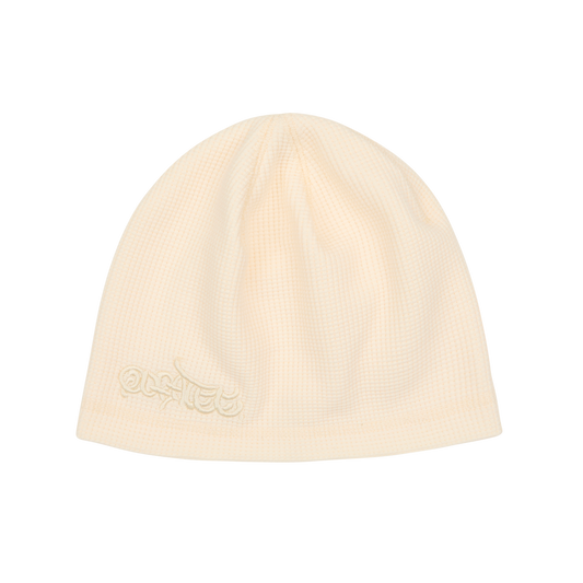 GRAFF TYPE WAFFLE BEANIE (CREAM)
