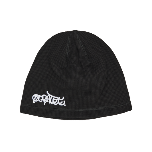 GRAFF TYPE WAFFLE BEANIE (BLACK)