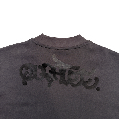 FADED GREY LOGO TEE