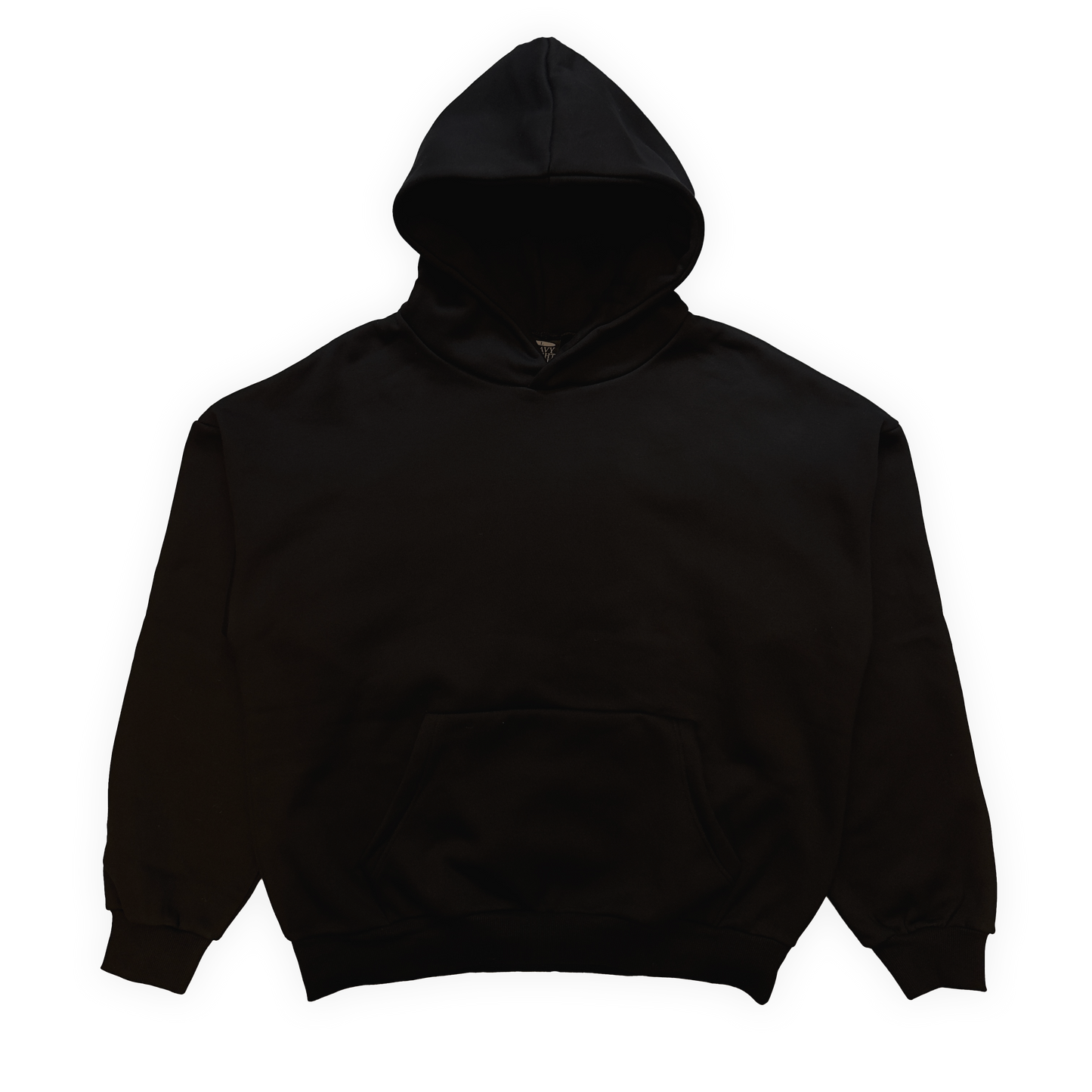 BLACK BLANK HOODIE