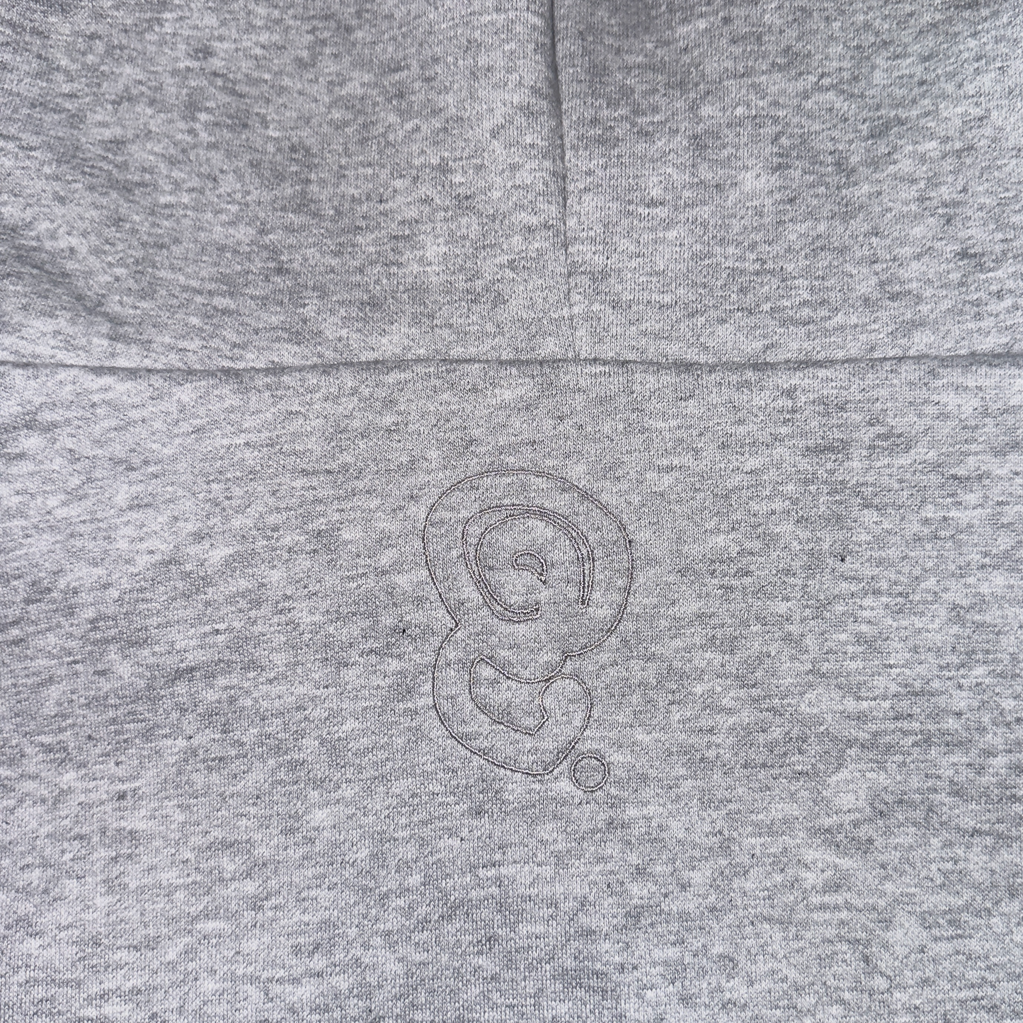 BLANK GREY HOODIE