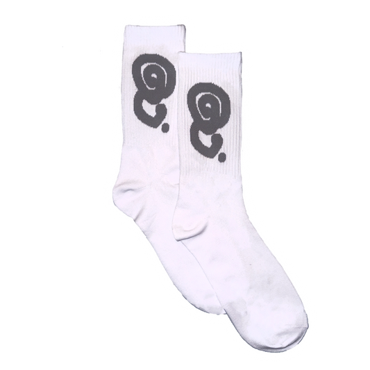WHITE LOGO SOCKS