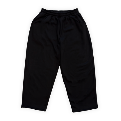 BLACK BLANK JOGGERS