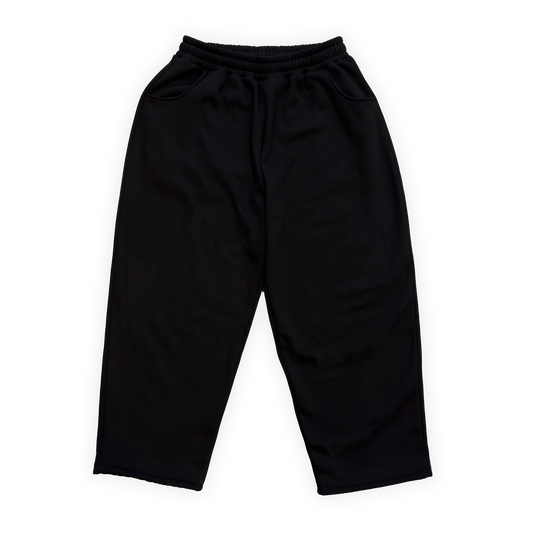 BLACK BLANK JOGGERS