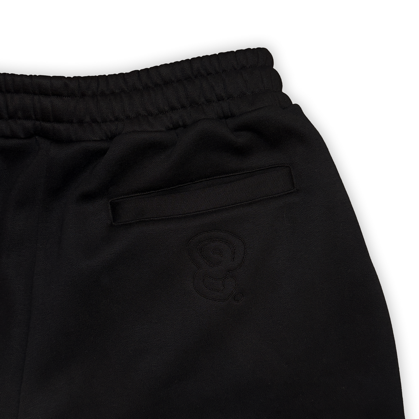 BLACK BLANK JOGGERS