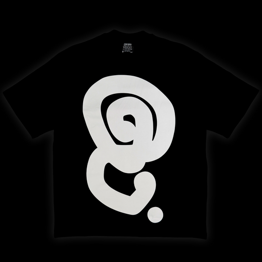 WHITE LOGO TEE (BLACK)