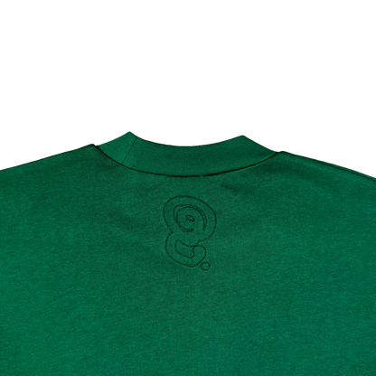 GREEN BLANK TEE