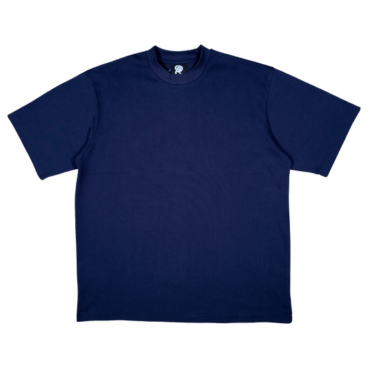 NAVY BLANK TEE