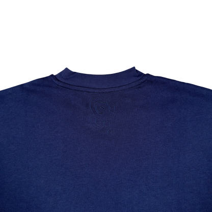 NAVY BLANK TEE