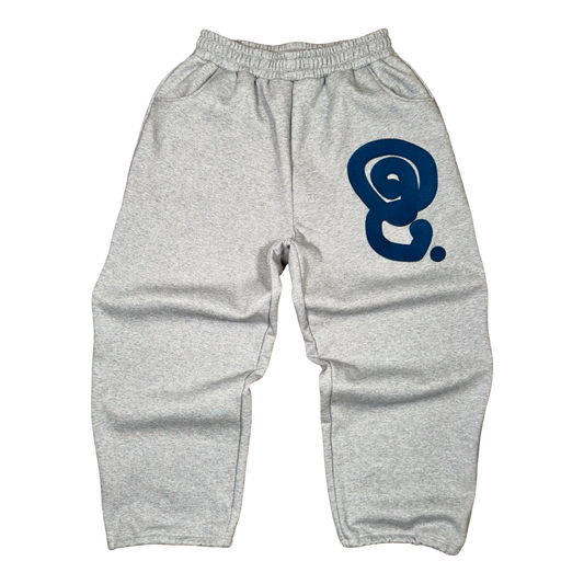 DEEP NAVY LOGO JOGGERS (GREY)