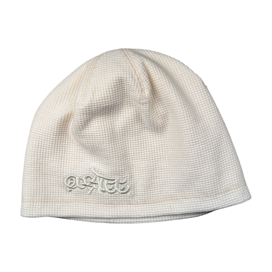 GRAFF TYPE WAFFLE BEANIE (CREAM)