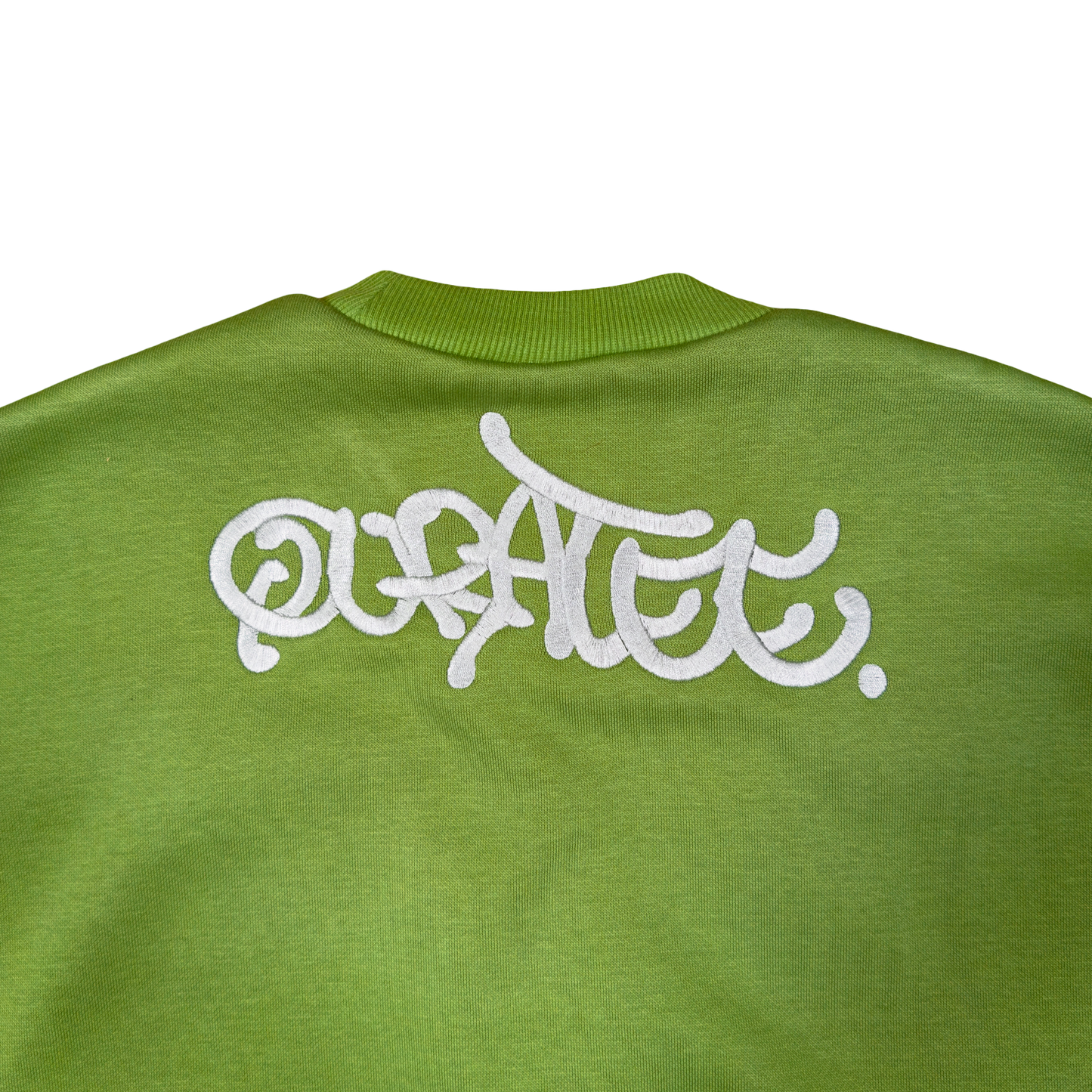 SILVER LOGO CREWNECK (OLIVE)