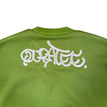 SILVER LOGO CREWNECK (OLIVE)