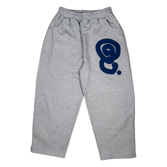 DEEP NAVY LOGO JOGGERS (GREY)