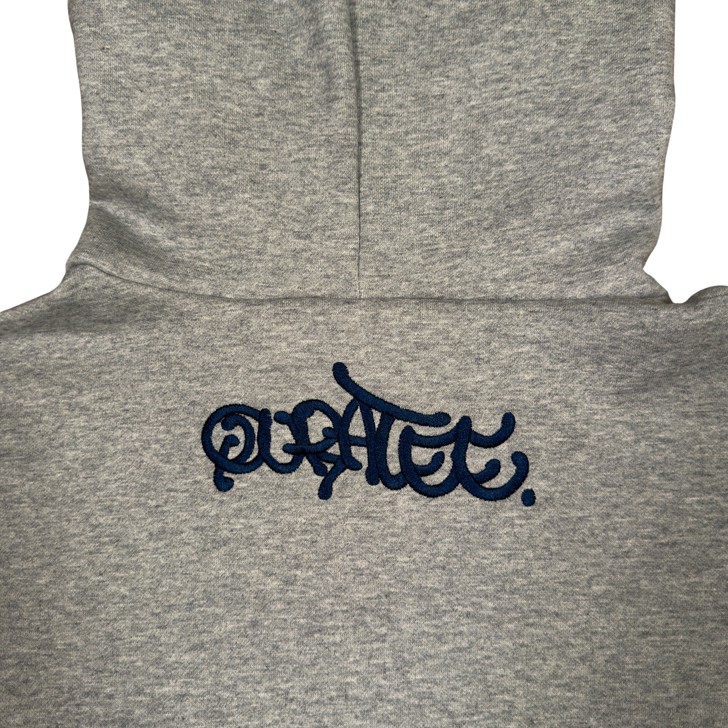 DEEP NAVY LOGO HOODIE (GREY)