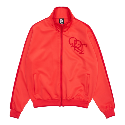 TRICOT QRT CHAIN STITCH ZIP-UP (INFRARED)