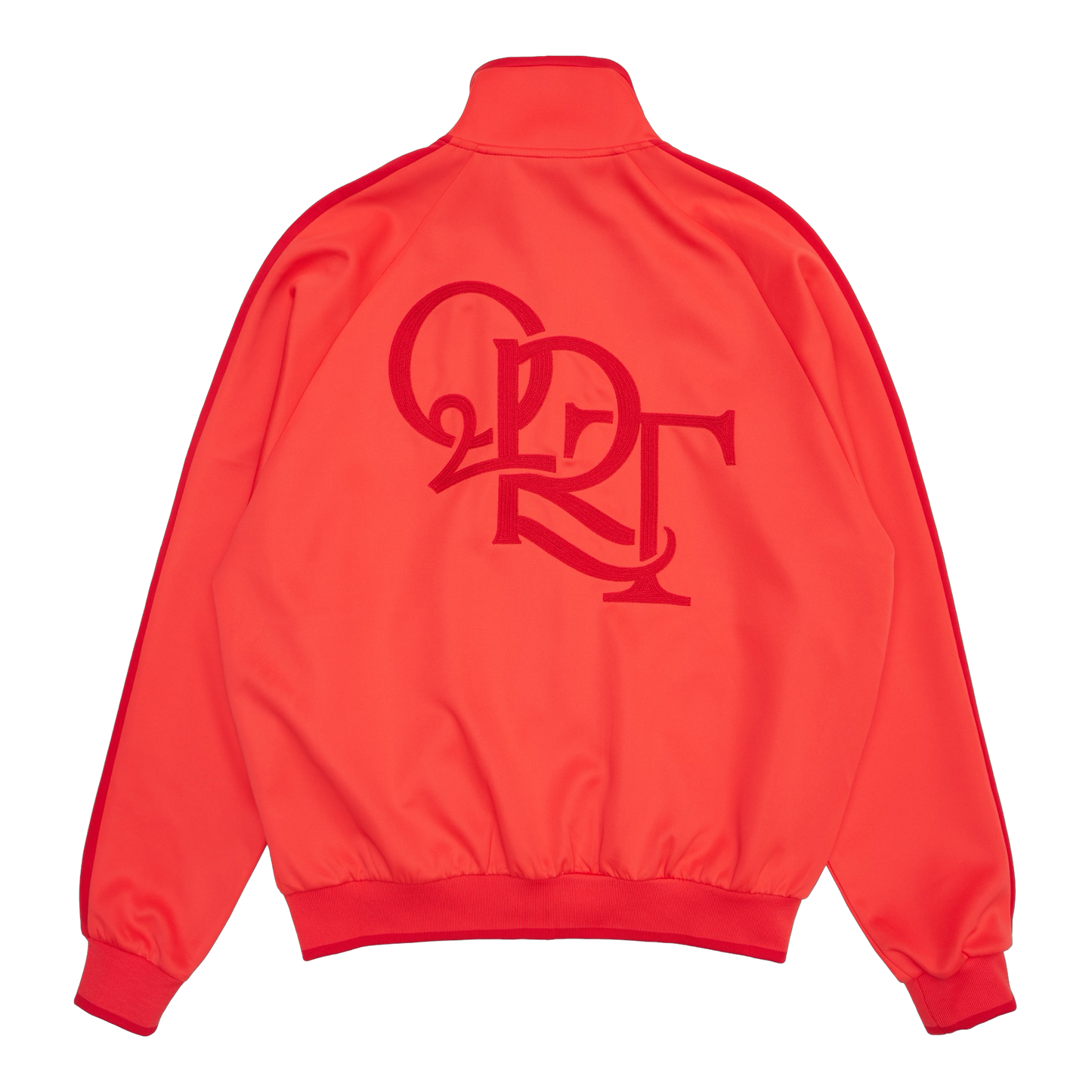 TRICOT QRT CHAIN STITCH ZIP-UP (INFRARED)