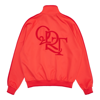 TRICOT QRT CHAIN STITCH ZIP-UP (INFRARED)