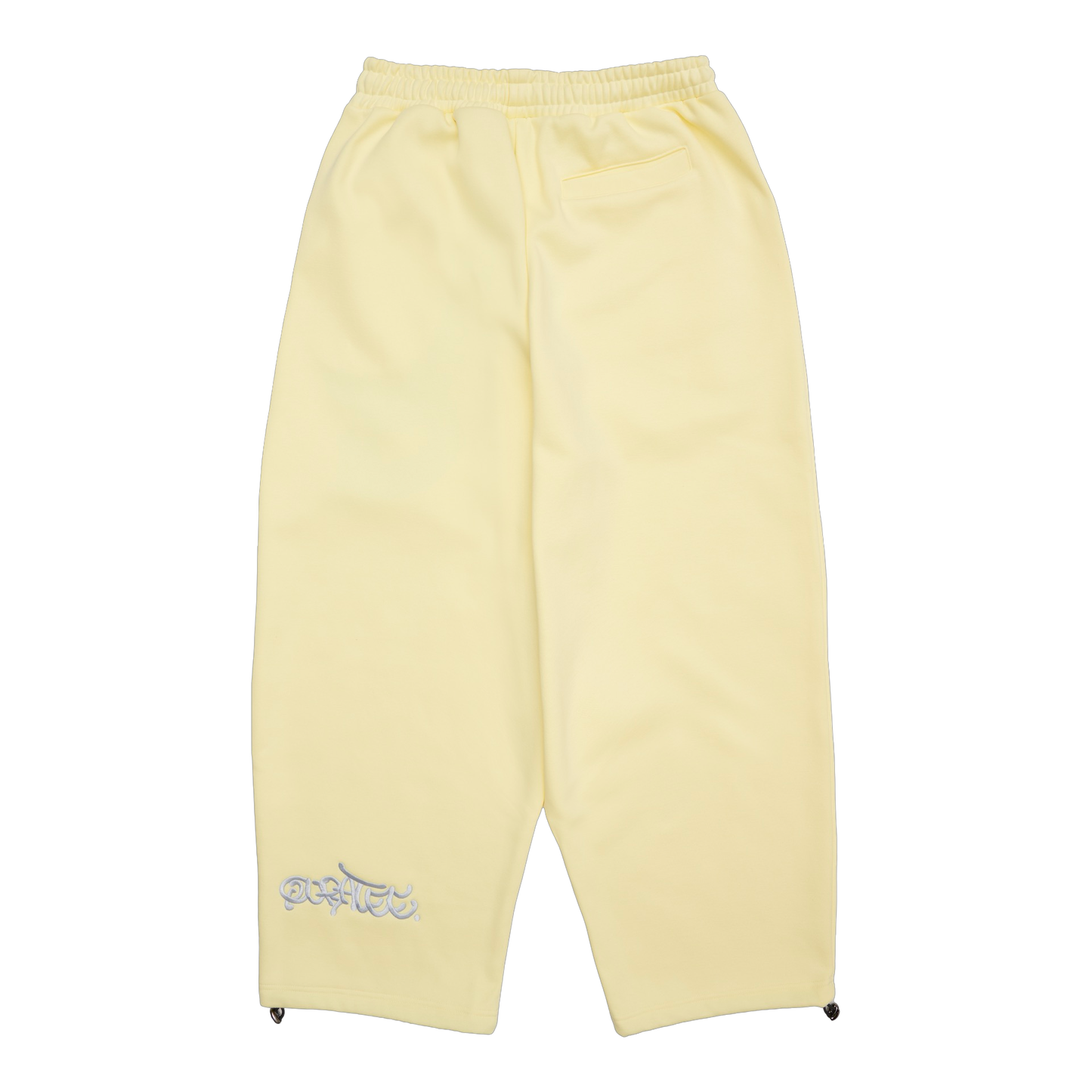 SILVER LOGO JOGGERS (YELLOW)