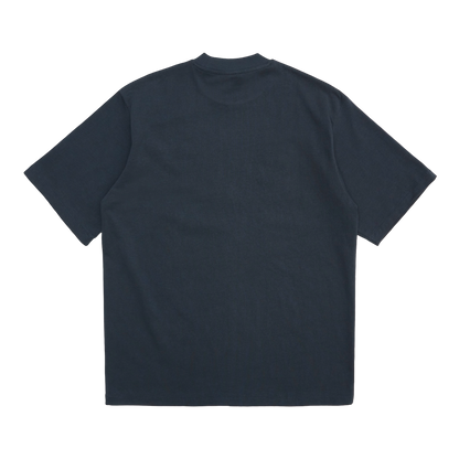 EMBROIDERY STENCIL TEE (FADED BLACK)