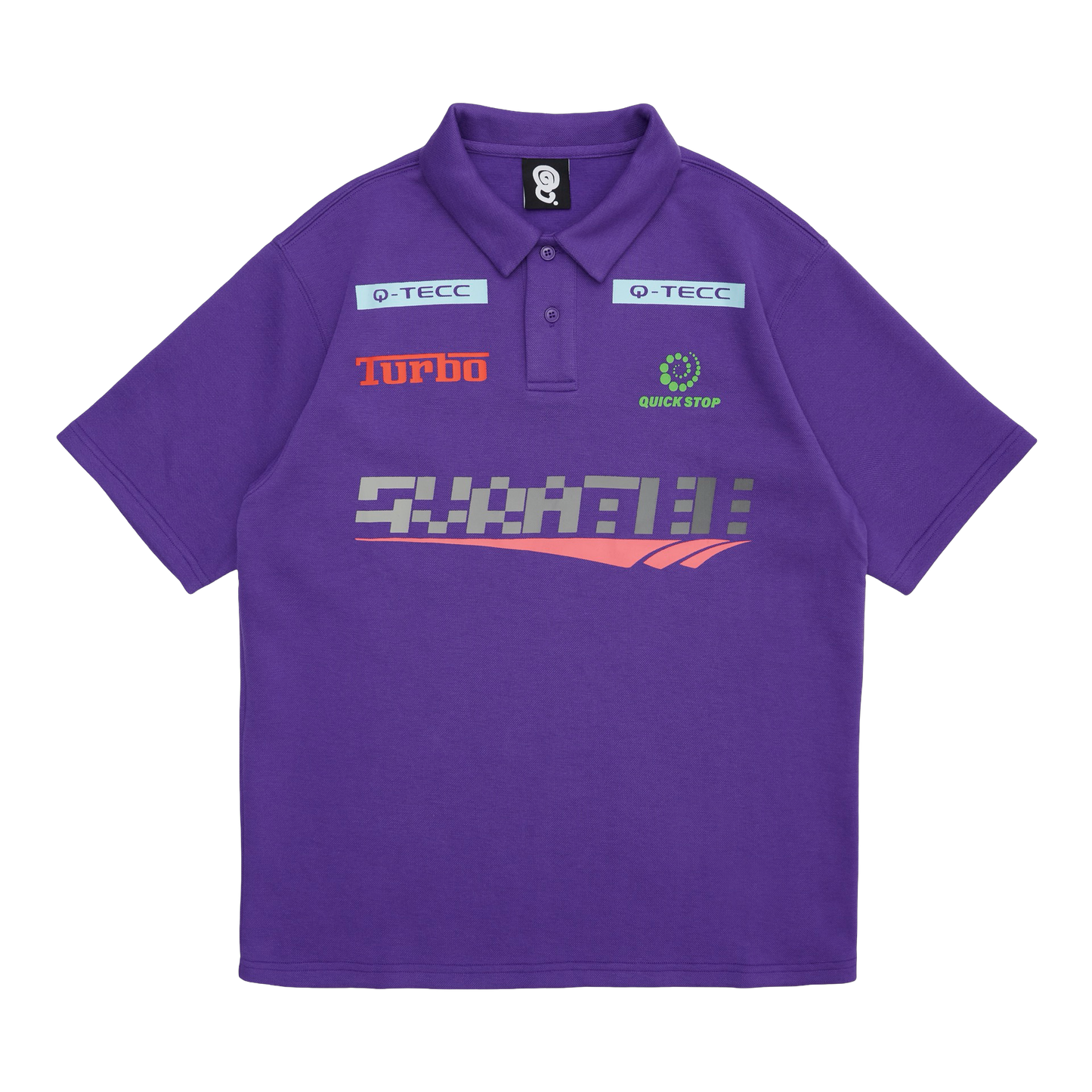 SPONSORED RACING POLO (PURPLE)