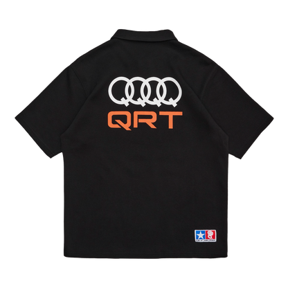 SPONSORED RACING POLO (BLACK)