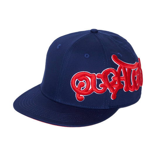 GRAFF TYPE SNAPBACK (NAVY/RED)