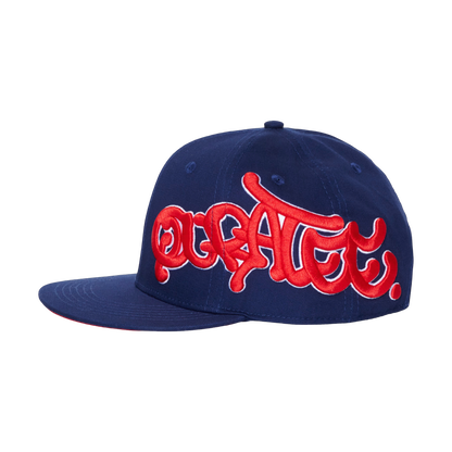 GRAFF TYPE SNAPBACK (NAVY/RED)