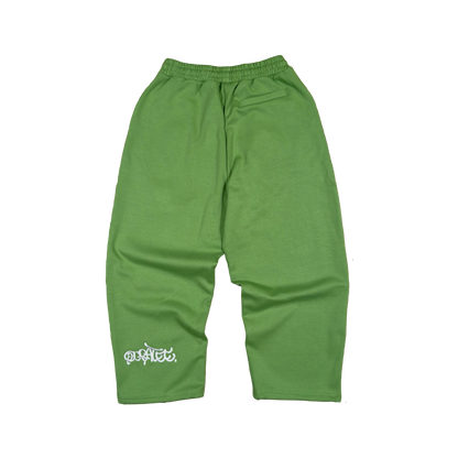 SILVER LOGO SWEATPANTS (OLIVE)