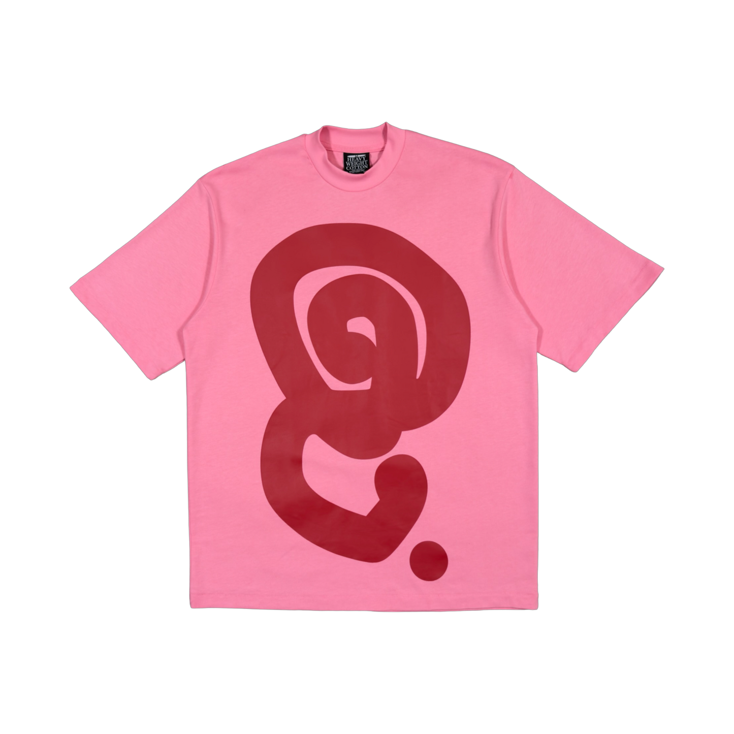 BURGUNDY LOGO TEE (PINK)