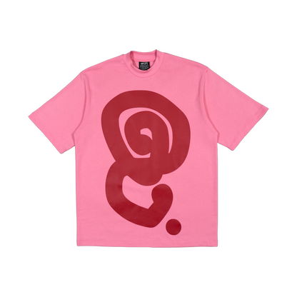 BURGUNDY LOGO TEE (PINK)