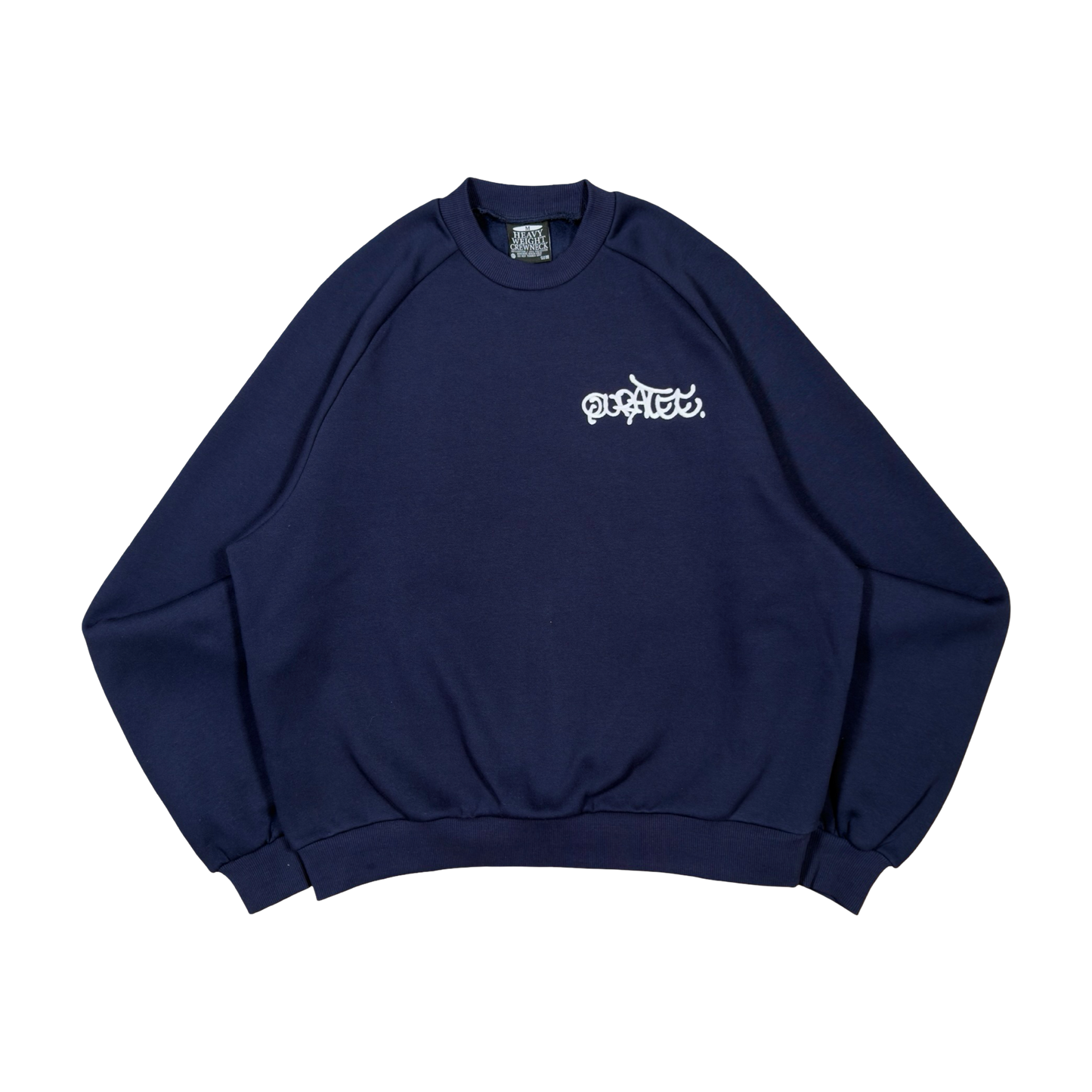 GRAFF TYPE RAGLAN CREWNECK (NAVY)