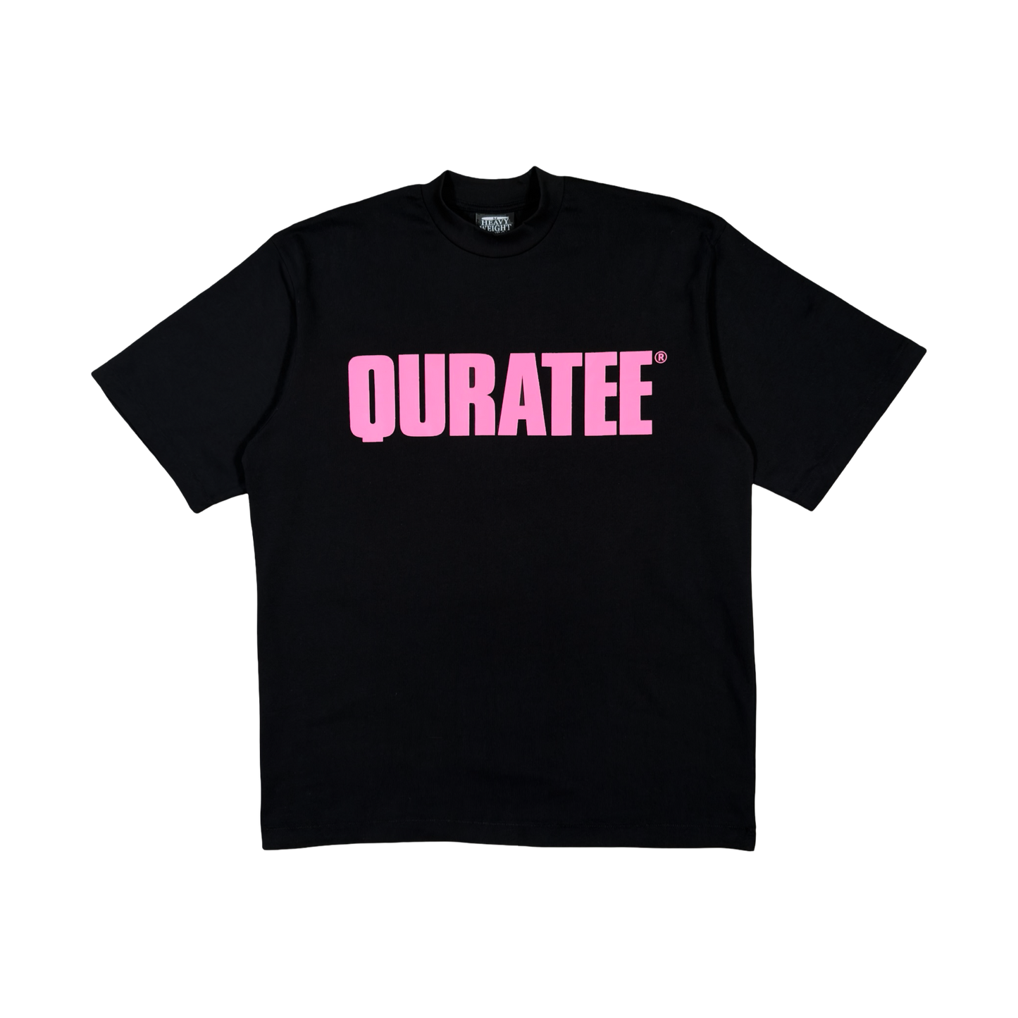 PINK BOLD TYPE TEE (BLACK)