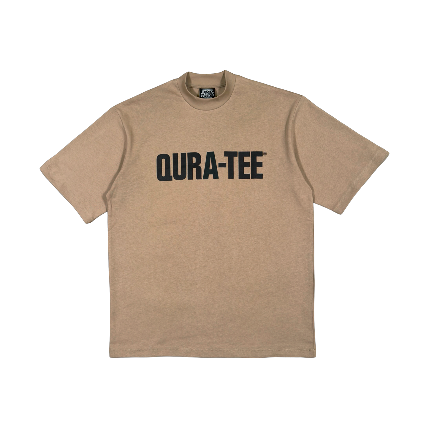 QURA-TEE TYPE TEE (TAN)