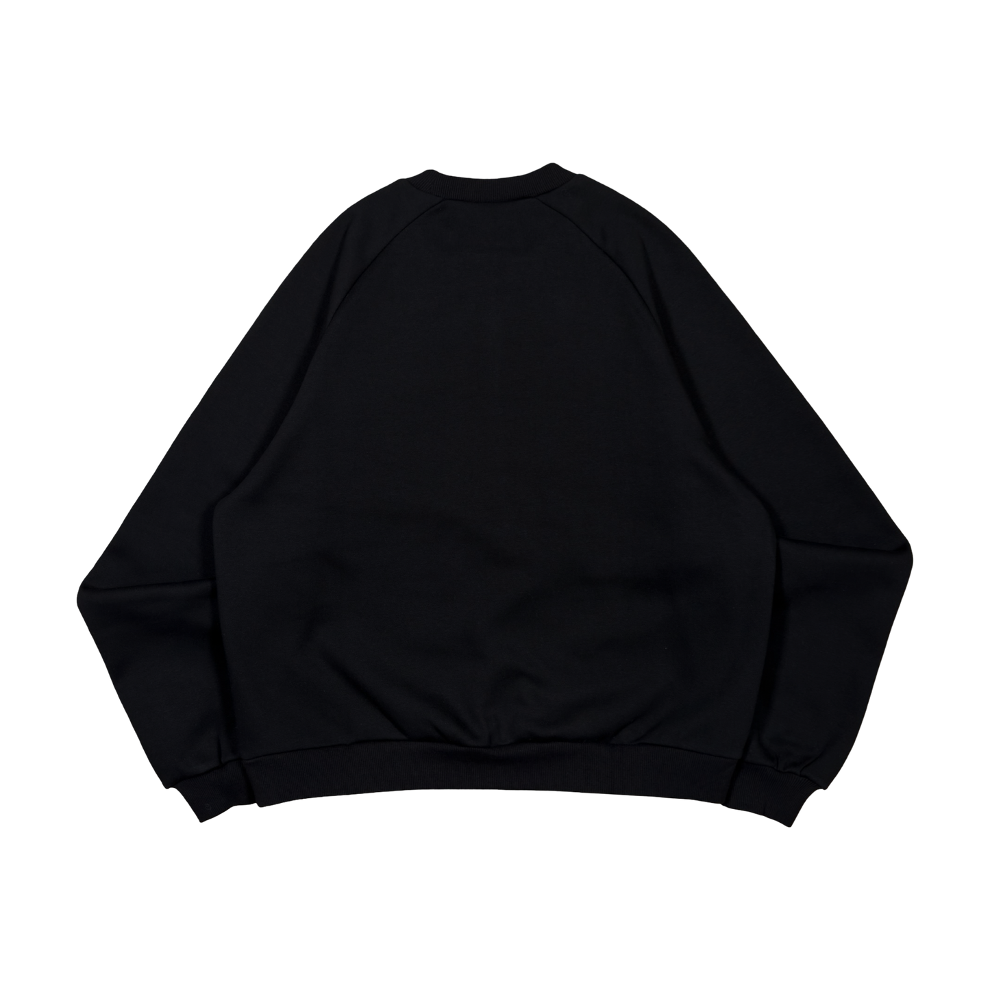 GRAFF TYPE RAGLAN CREWNECK (BLACK)