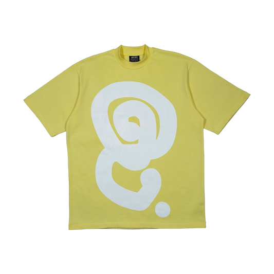 WHITE LOGO TEE (YELLOW)
