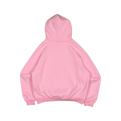 GRAFF TYPE RAGLAN HOODIE (PINK)