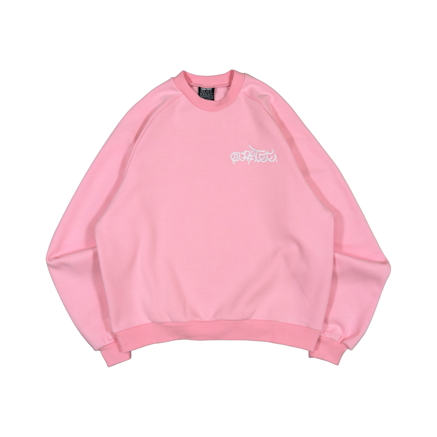 GRAFF TYPE RAGLAN CREWNECK (PINK)