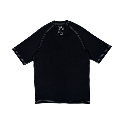 HEAVY STITCH BOLD FONT TEE (BLACK)